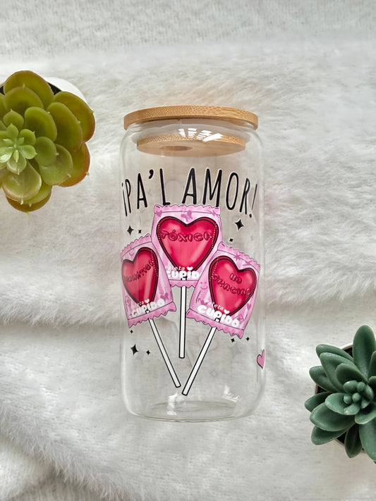 Pal Amor! Glass cup